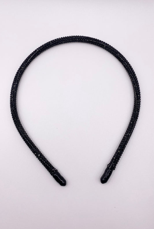 Black sparkly headband