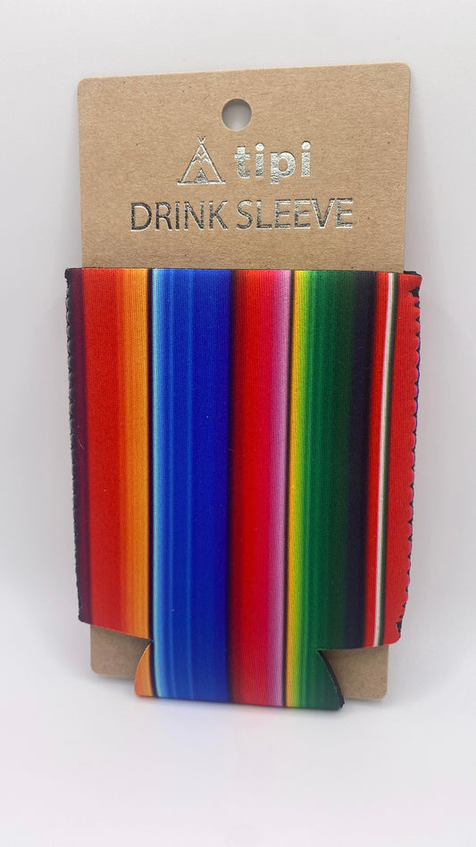 Serape drink sleeve koozie